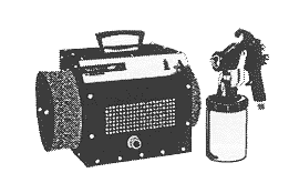 Accuspray HVLP gun Allpro sprayer